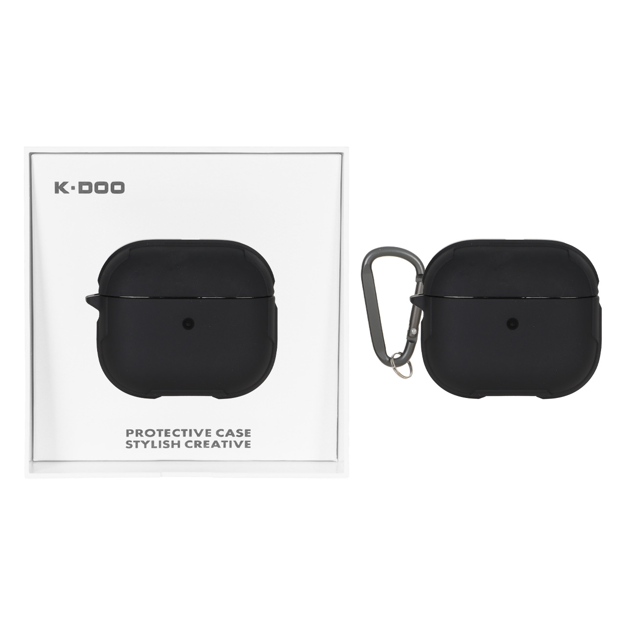 کاور ایرپاد اورجینال KDoo مدل Apple Airpods 3 - مشکی (پک دار) - NTC